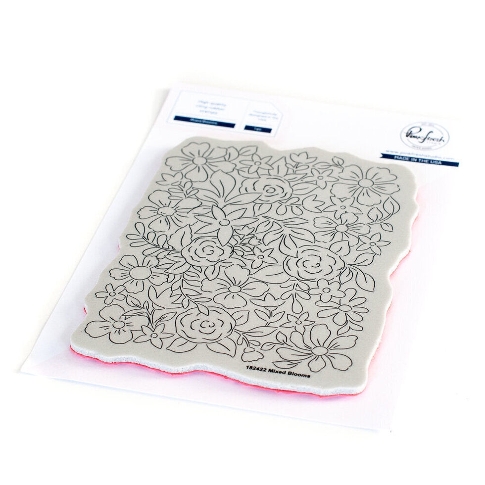 Pinkfresh Studio Mixed Blooms stamp