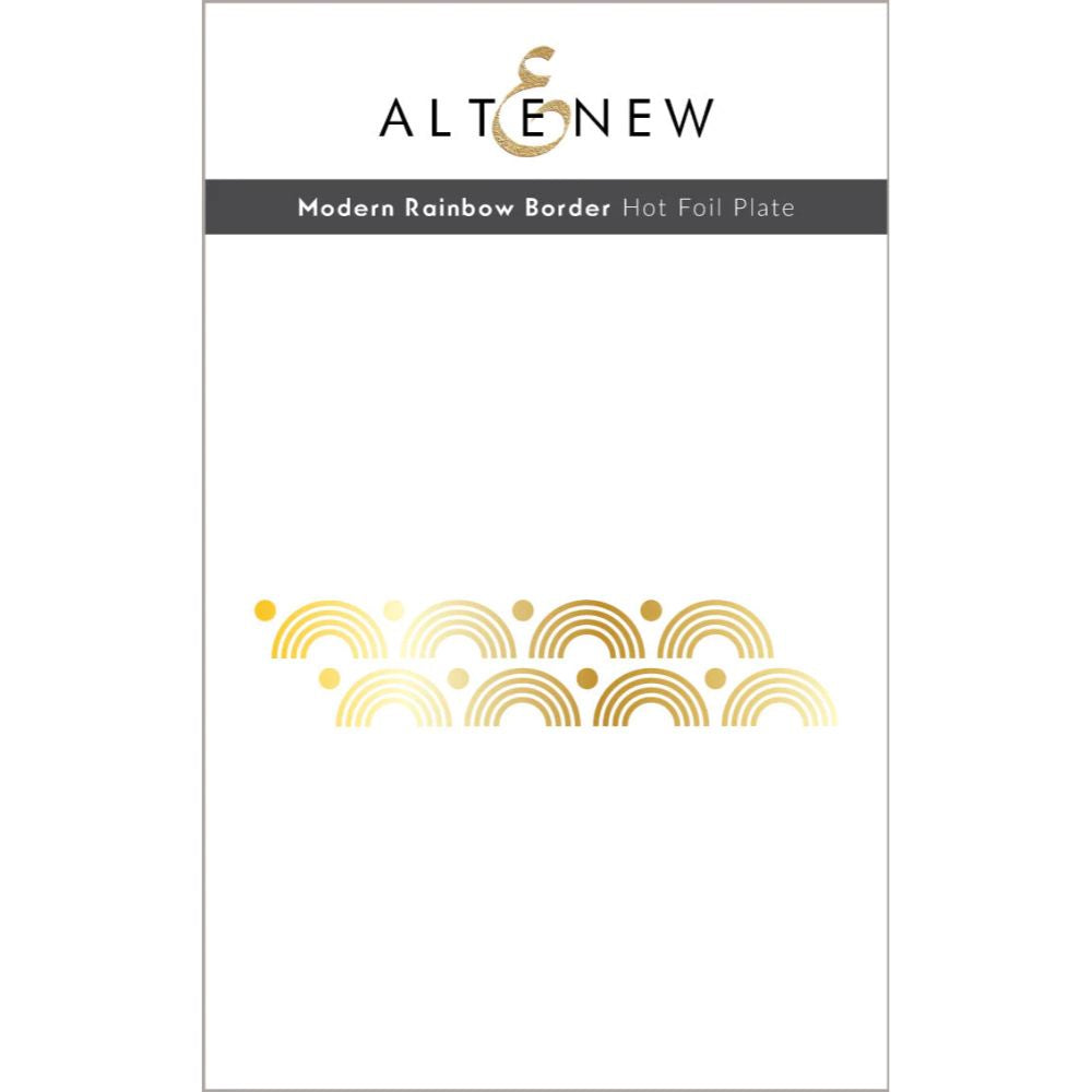 Altenew Modern Rainbow Border Hot Foil Plate