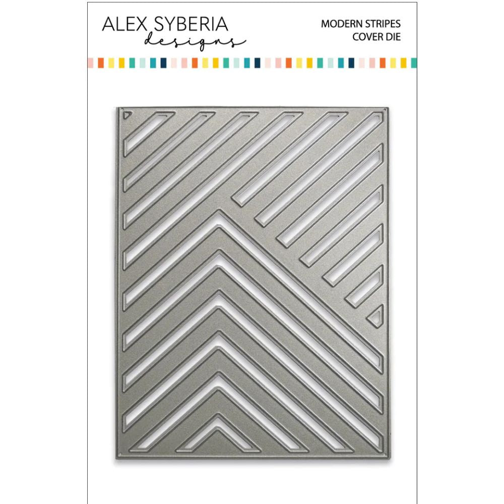 Alex Syberia Designs Modern Stripes Cover Die