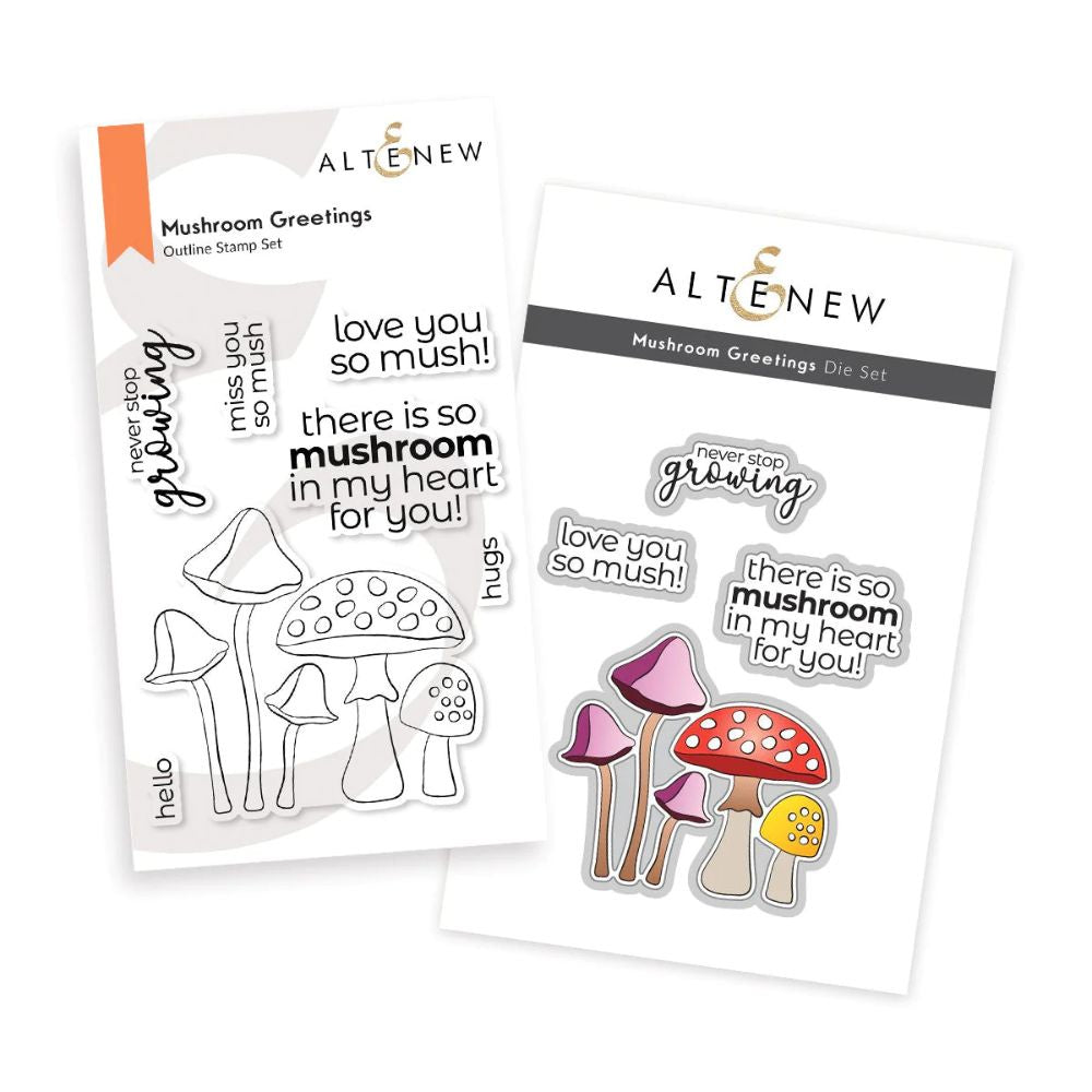 Altenew Mushroom Greetings - Complete Bundle