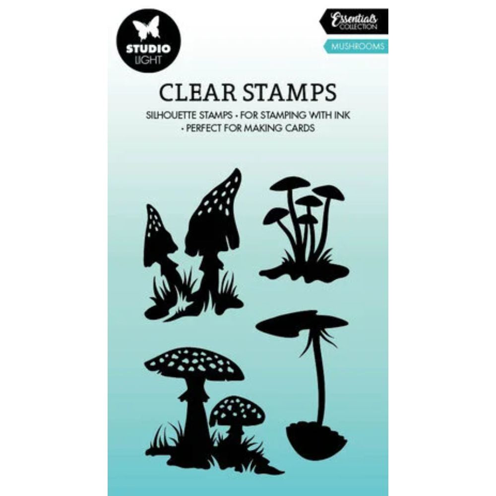 Studio Light Mushrooms Essentials Clear Stamps (SL-ES-STAMP495)