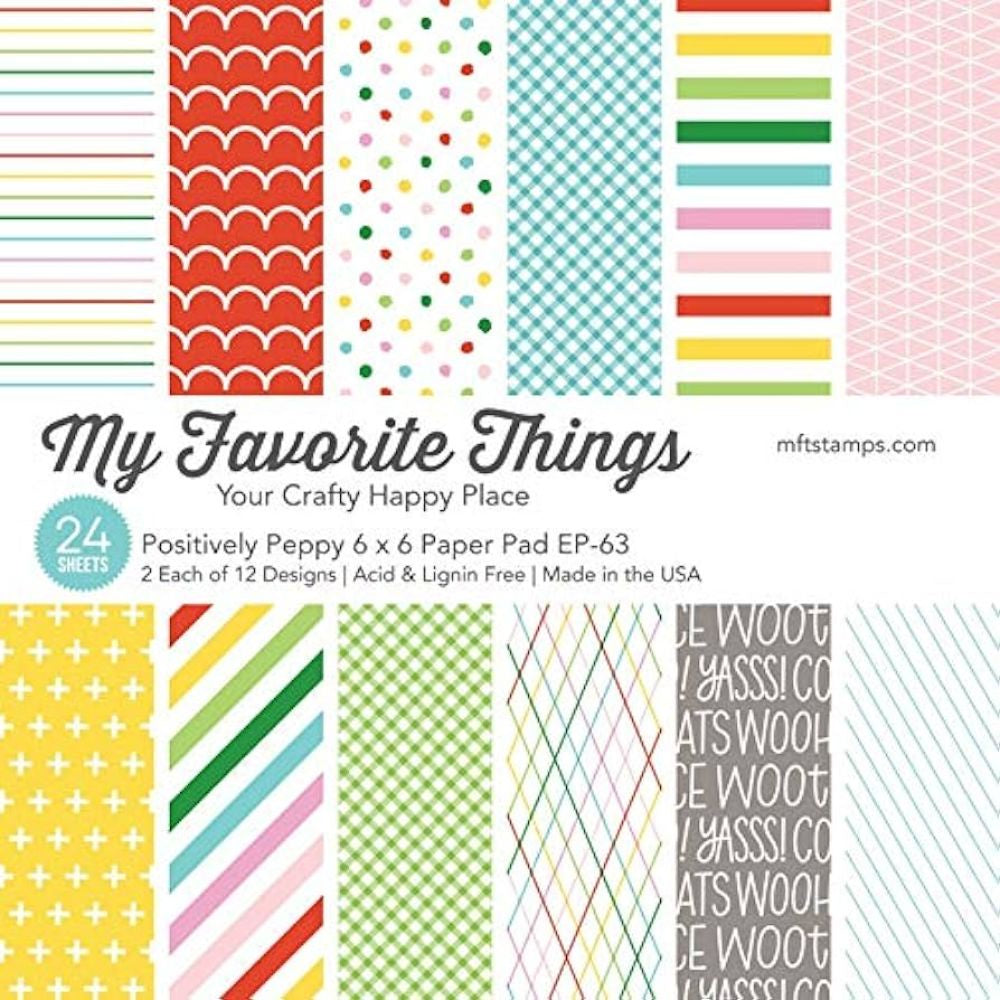 My Favourite Things Positively Peppy 6x6 paper pad