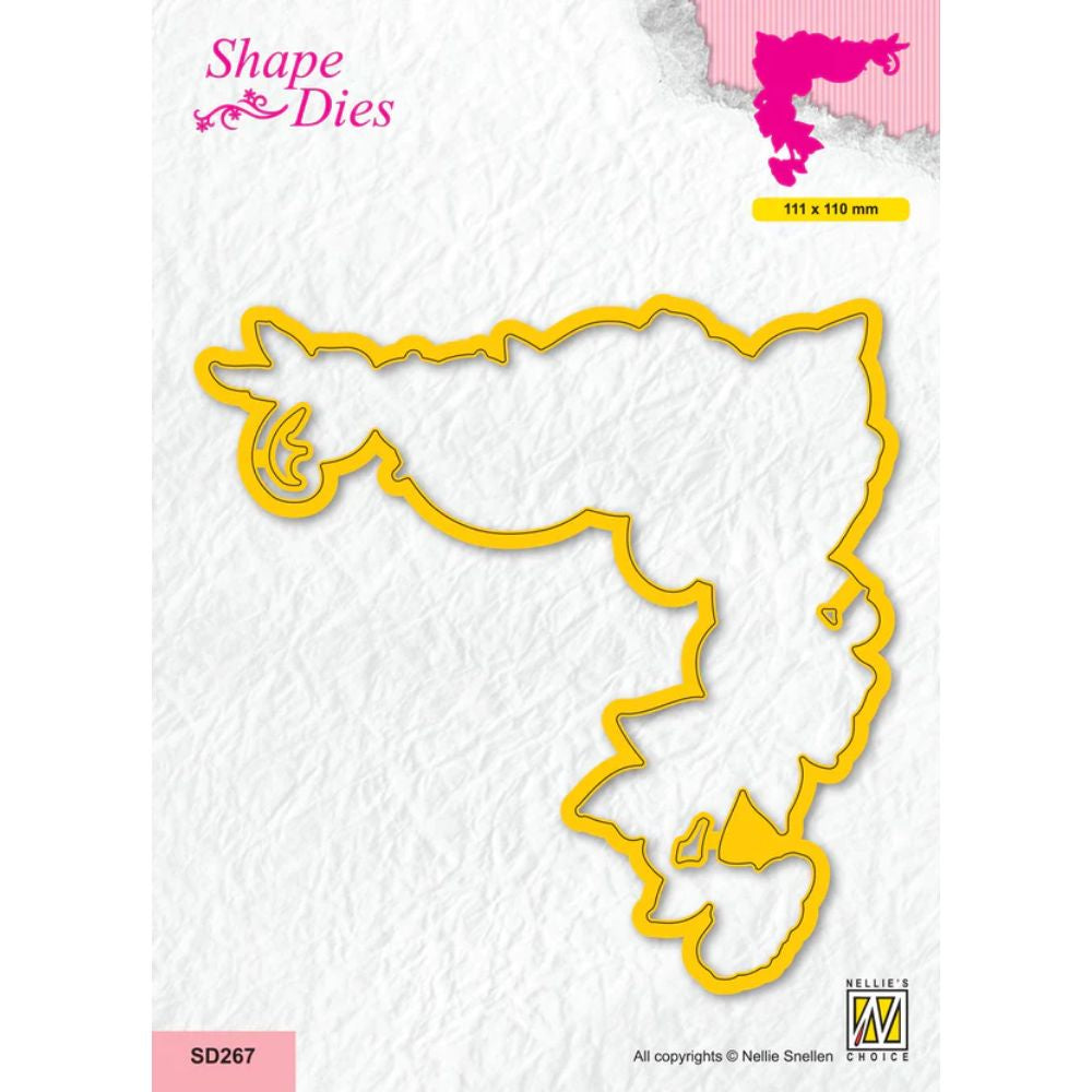 Nellie's Choice Shape Die - Flower Corner 1