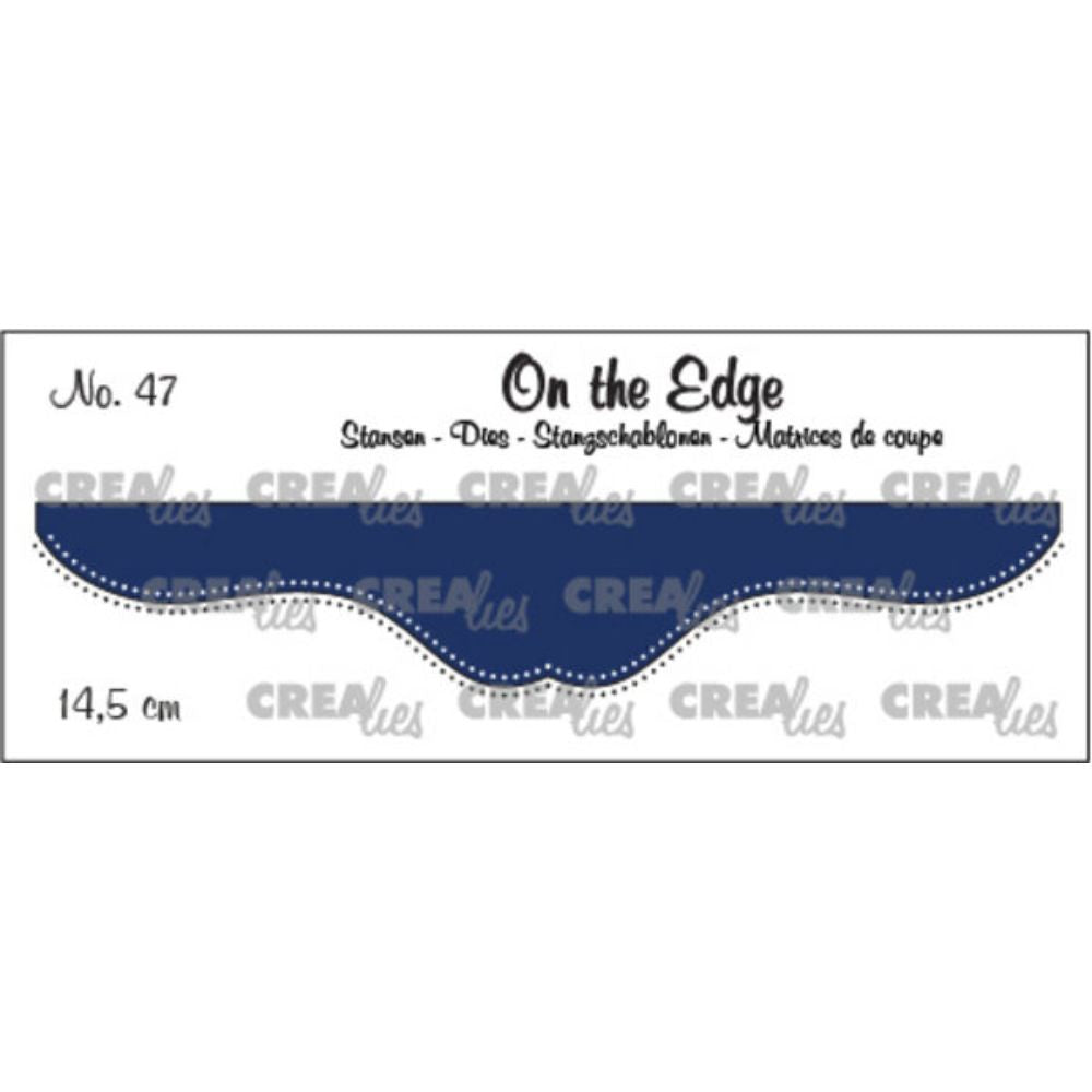 Crealies On The Edge Dies No. 47 14.5 cm with Double Dots (CLOTE47)