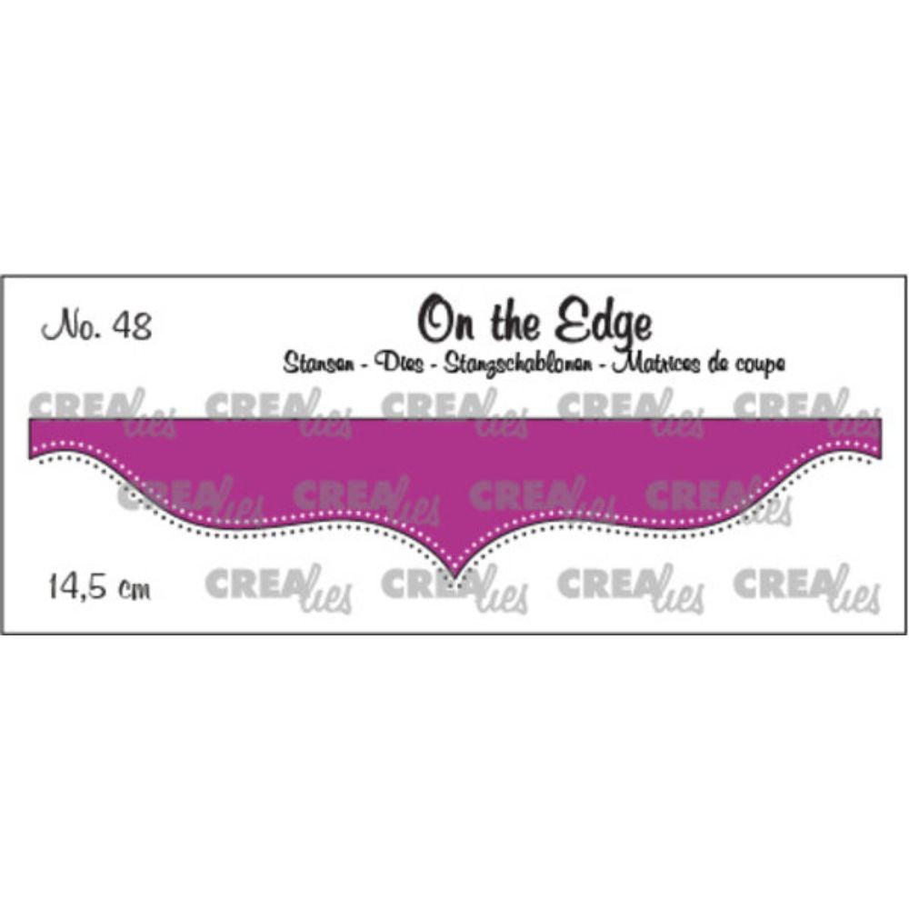 Crealies On The Edge Dies No. 48 14.5 cm with Double Dots (CLOTE48)