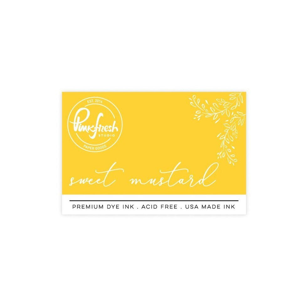 Pinkfresh Studio Premium Dye ink Pad : Sweet mustard