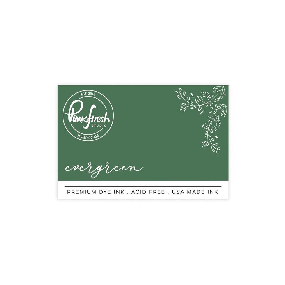 Pinkfresh Studio Premium Dye ink Pad : Evergreen