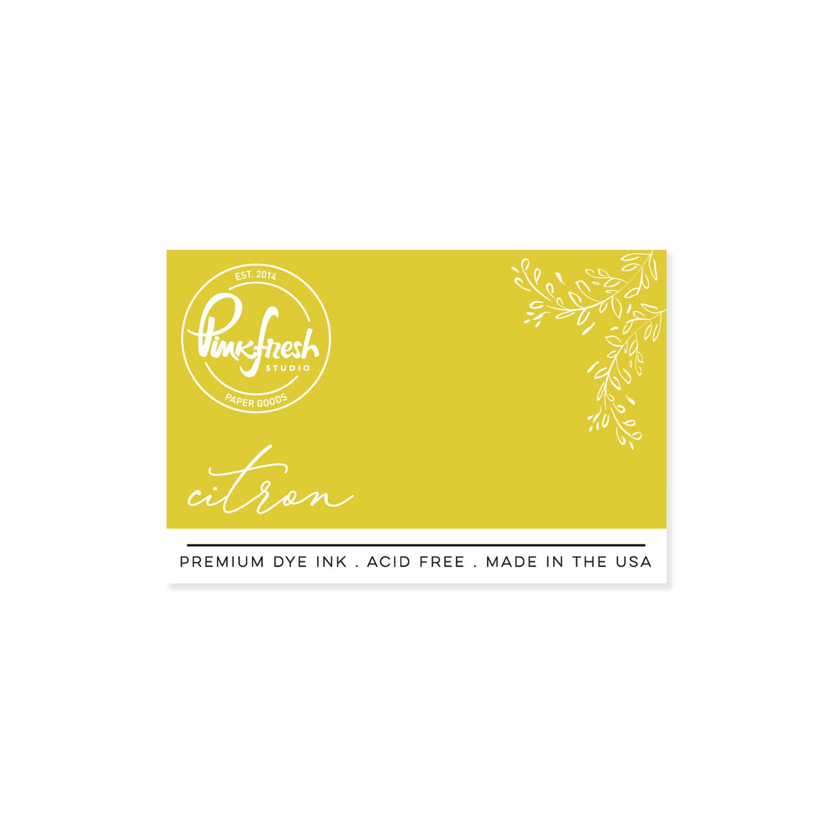 Pinkfresh Studio Premium Dye ink Pad : Citron