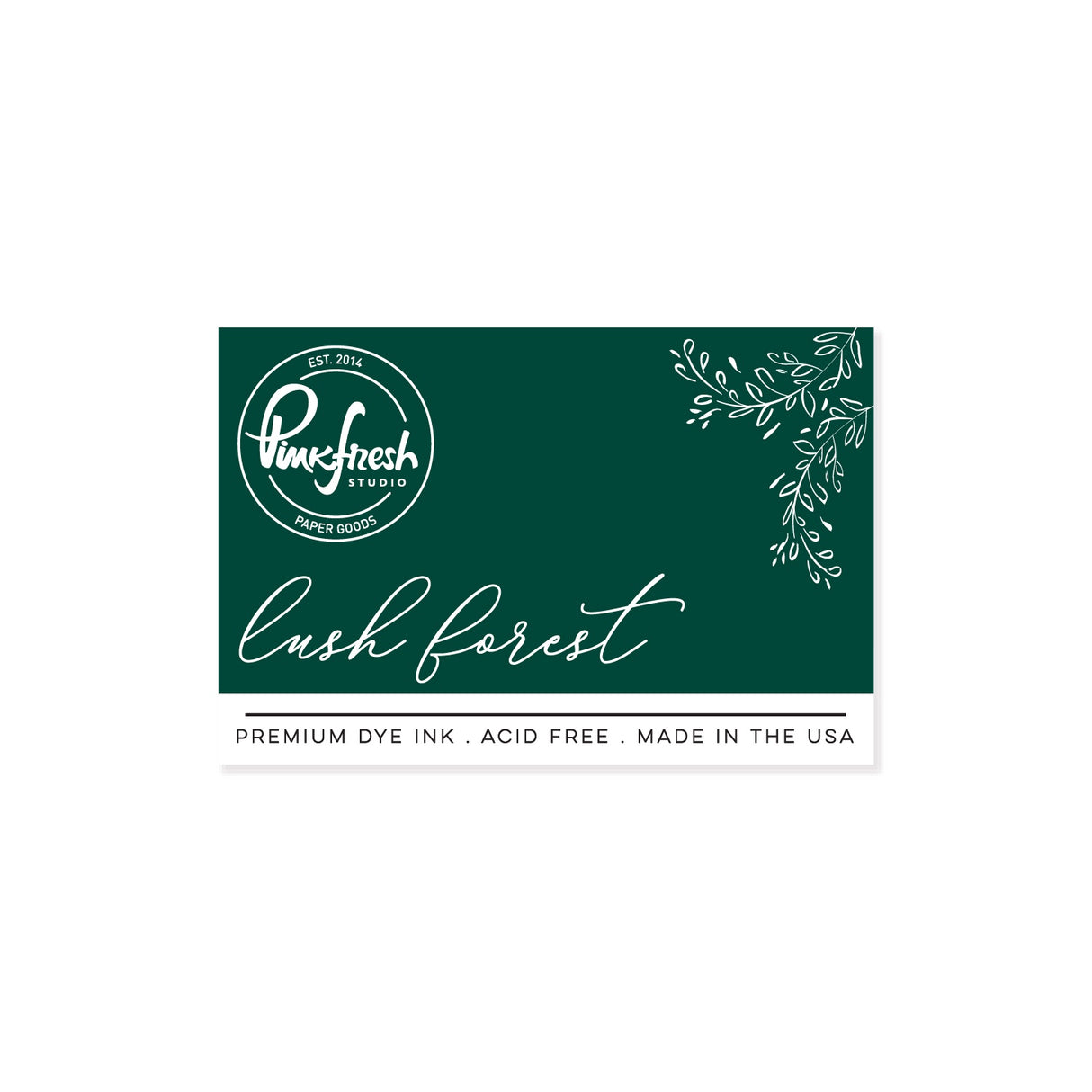 Pinkfresh Studio Premium Dye ink Pad : Lush Forest