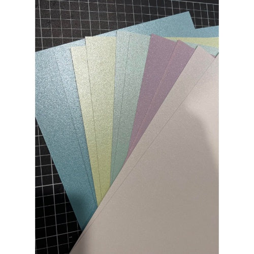 ATK Pastel Shimmer Cardstock Pack of 10pcs