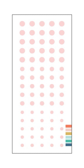 Concord & 9th ENAMEL DOTS: Pink Lemonade