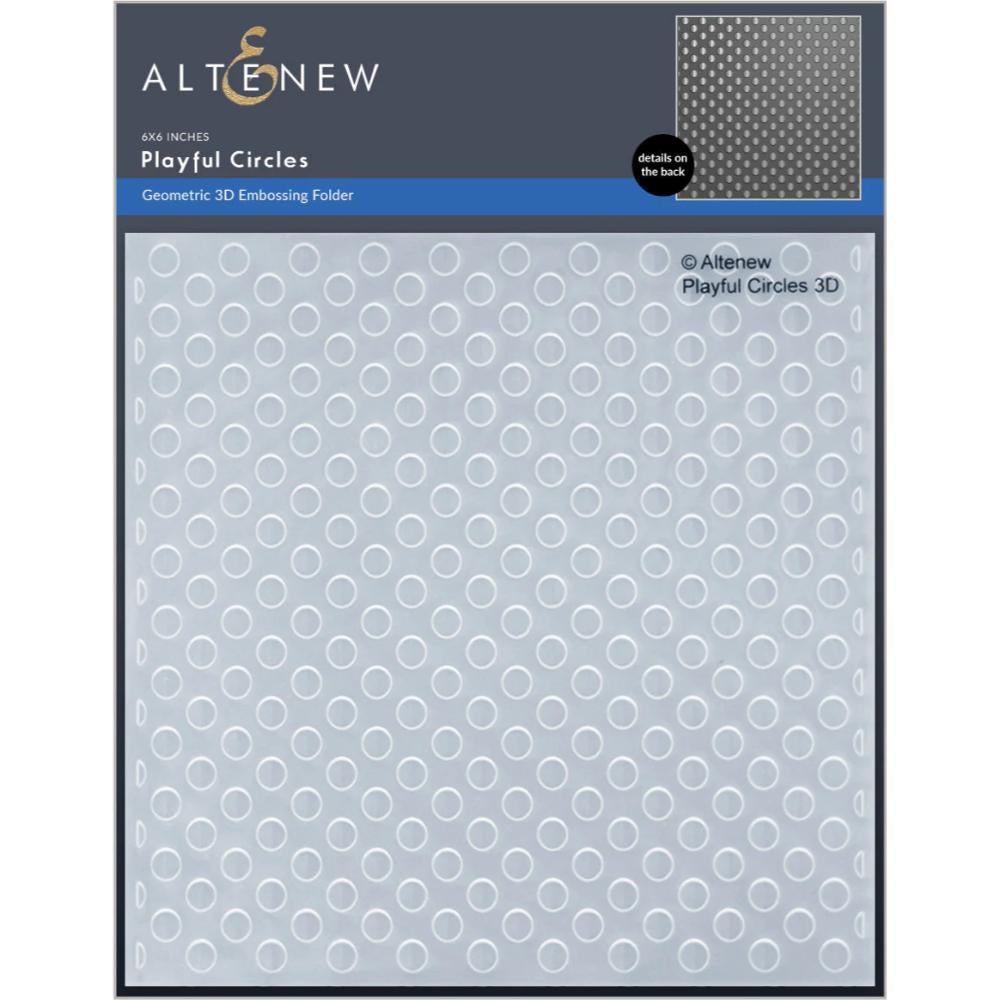 Altenew Playful Circles 3D Embossing Folder