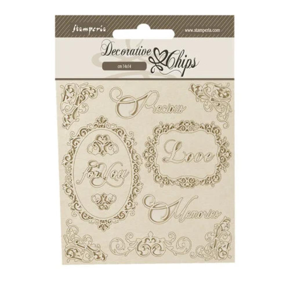 Stamperia Decorative chips cm 14x14 - Precious frames