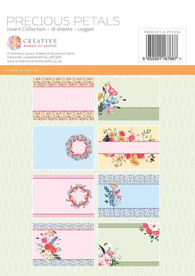 The Paper Tree Precious Petals A4 Insert Collection (PTC1216)