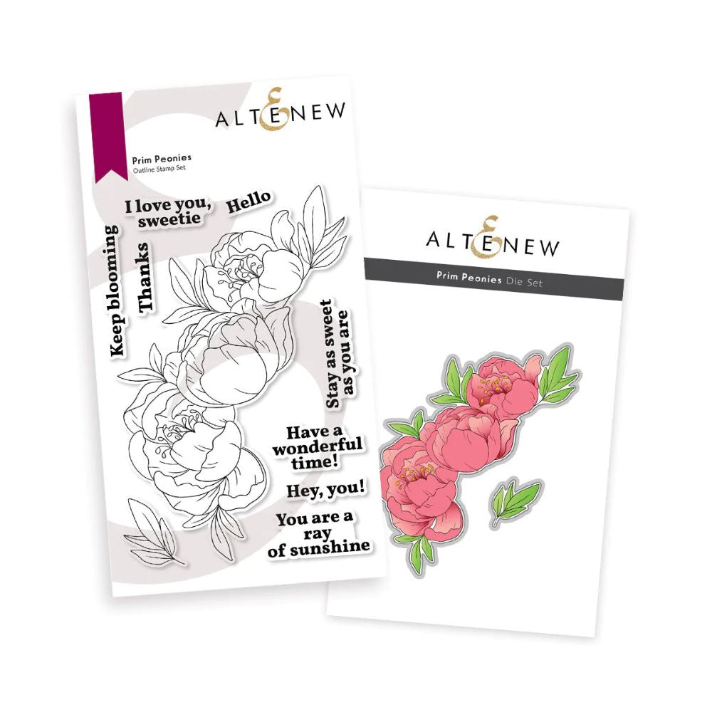 Altenew Prim Peonies - Complete Bundle