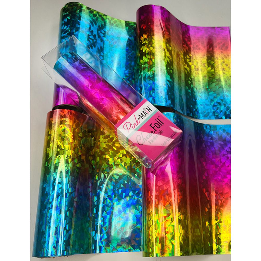 Pink & Main Prism Rainbow CheerFoilÂ® - Auzz Trinklets N Krafts