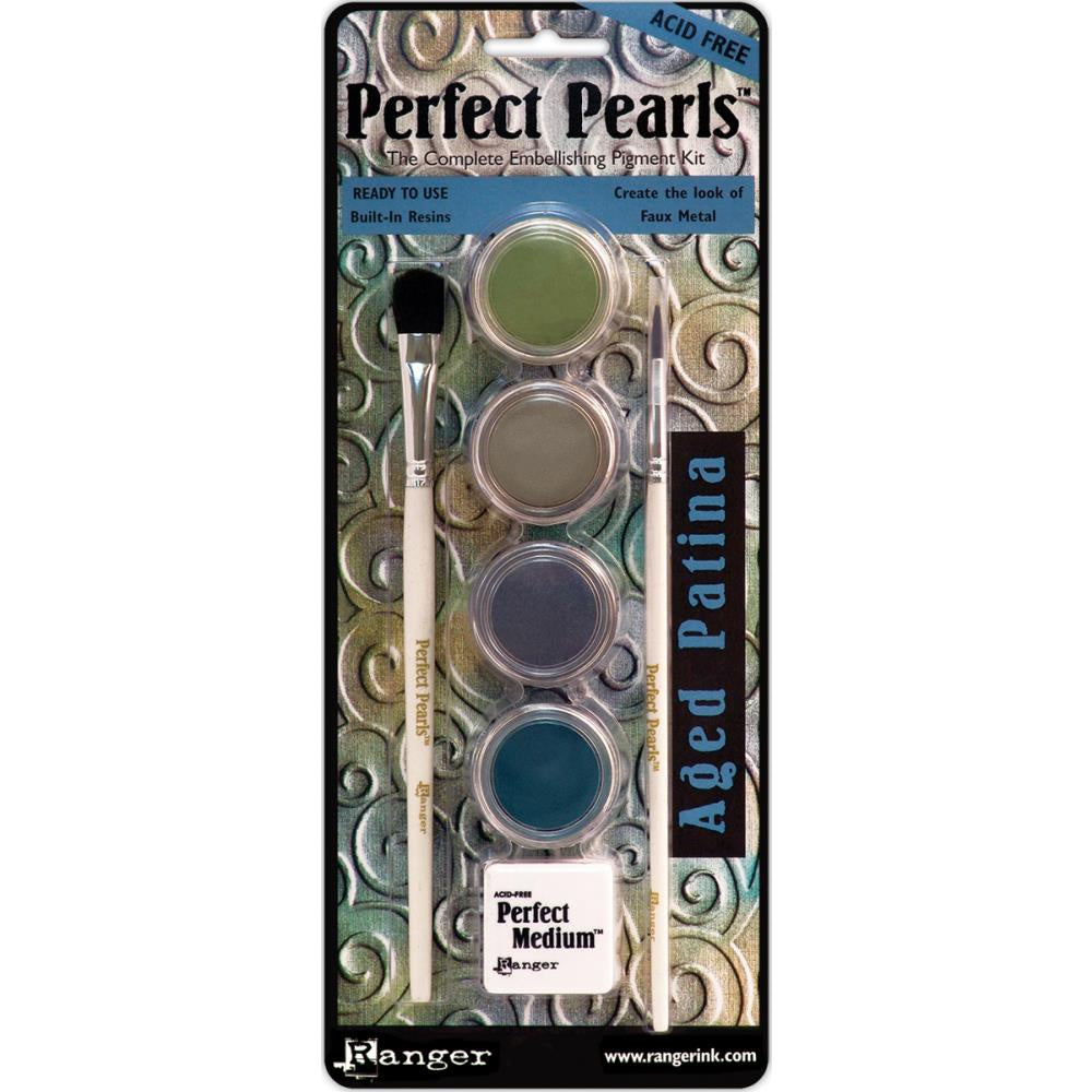 Ranger Perfect Pearls Pigment Powder Kit AGE PATINA