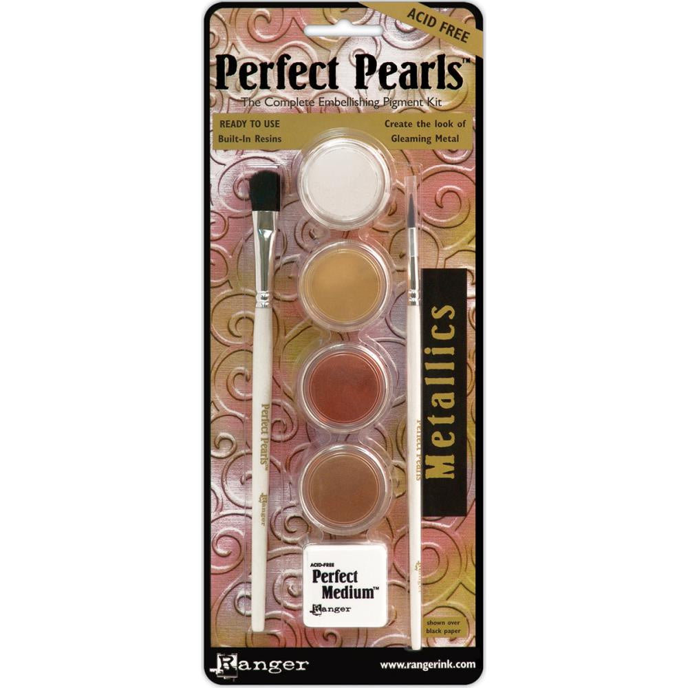 Ranger Perfect Pearls Pigment Powder Kit METALLICS