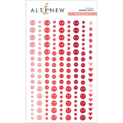 Altenew Red Sunset Enamel Dots