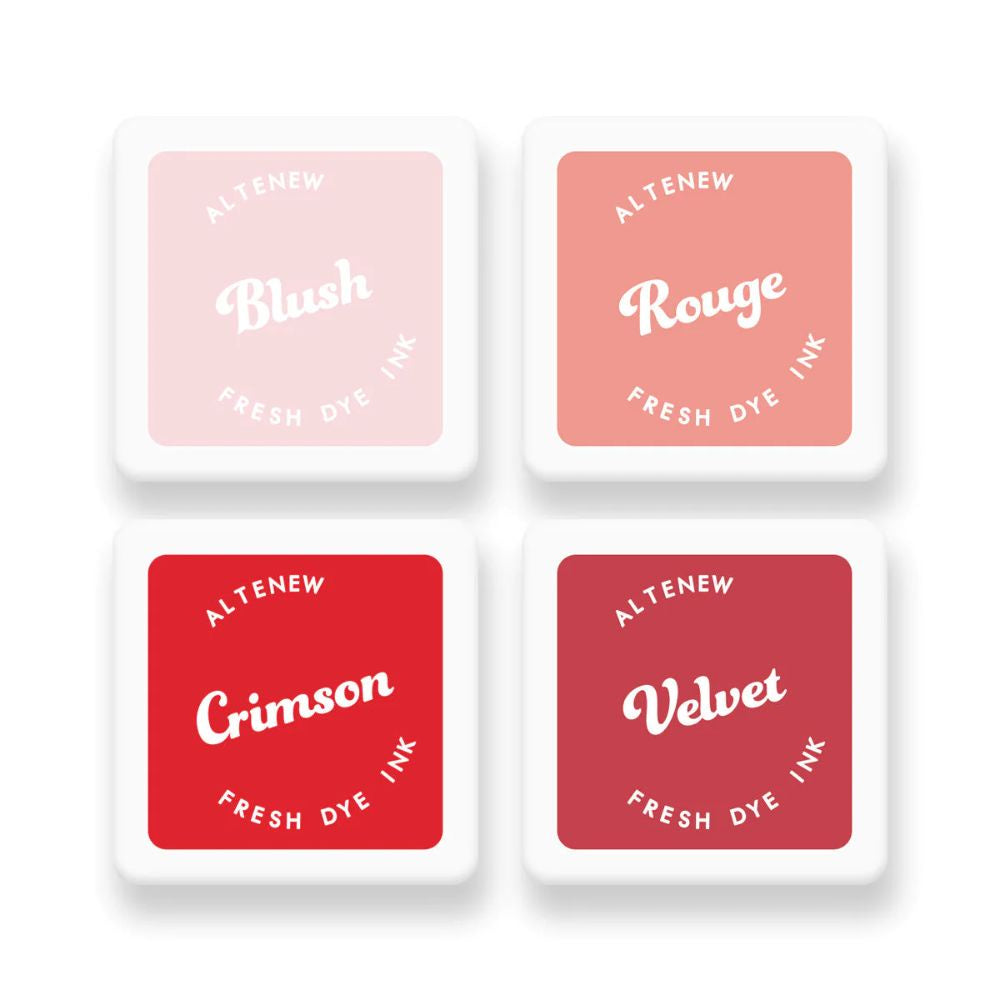 Altenew Red Sunset Fresh Dye Ink Mini Cube Set