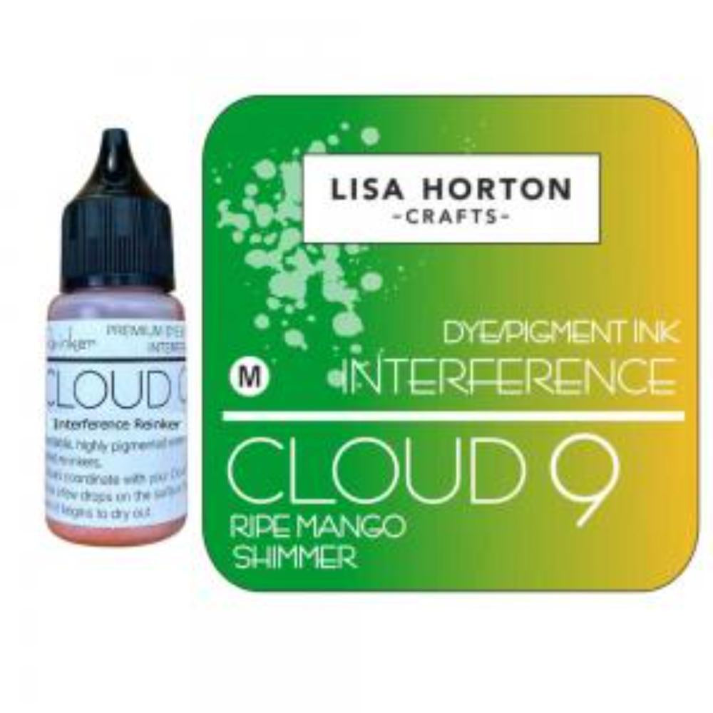 Lisa Horton Crafts Interference Ink - Reinkers - Ripe Mango Shimmer
