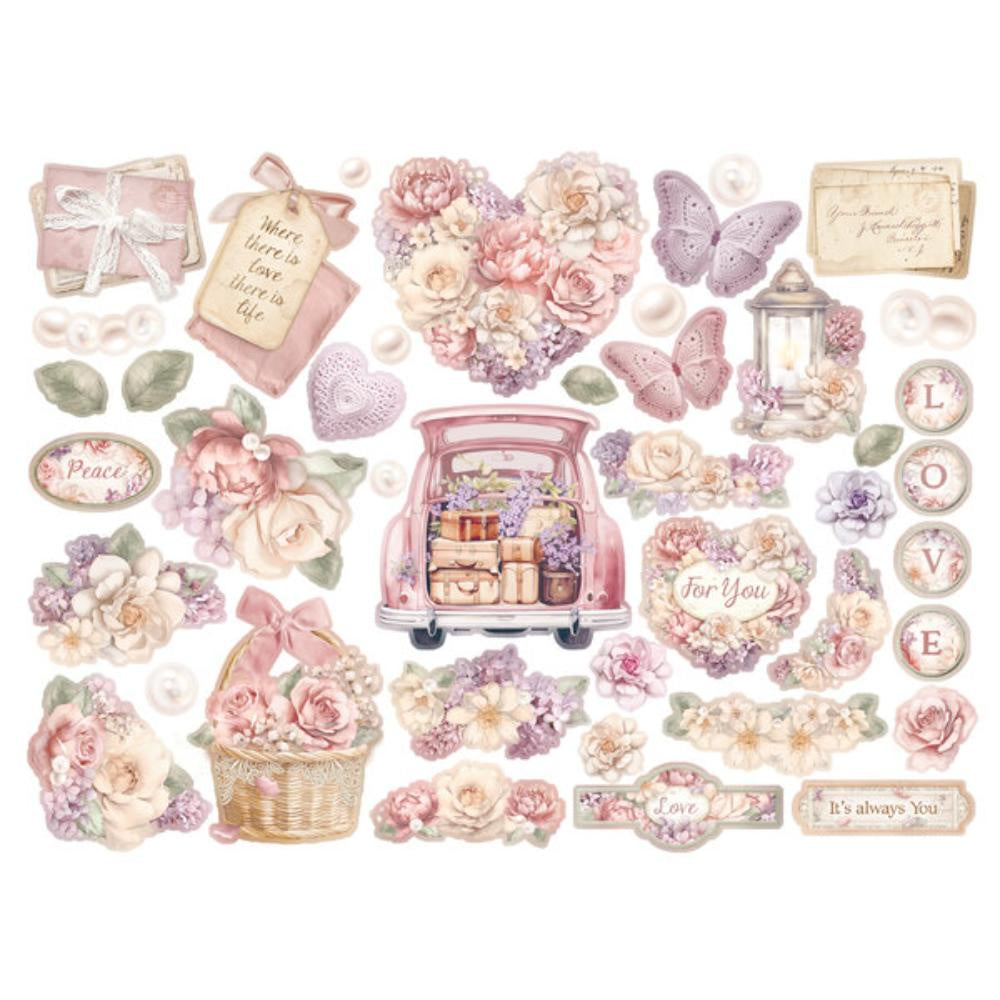StamperiaÂ Die cuts assorted - Romance Forever Journaling Edition