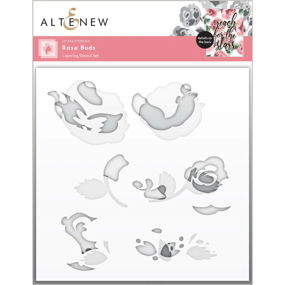 Altenew Rose Buds Layering Stencil Set (2 in 1)