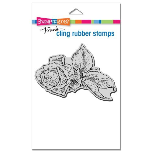 Stampendous Cling Stamp Rose Clipping