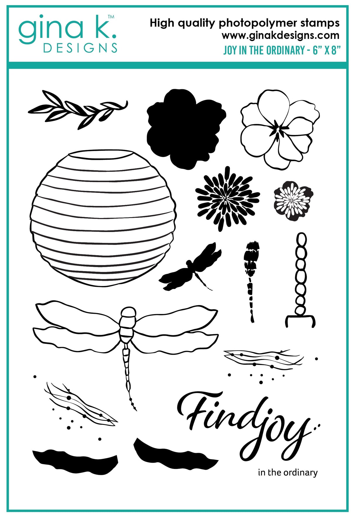 Gina K Designs STAMPS- Joy in the Ordinary