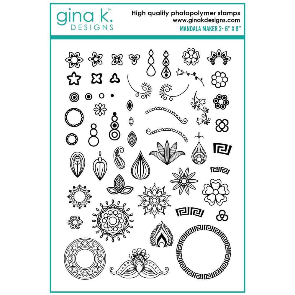 Gina K Designs STAMPS- Mandala Maker 2