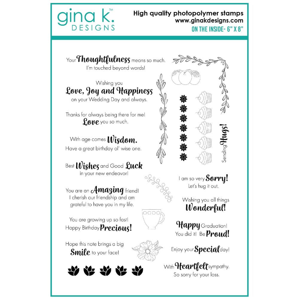 Gina K Designs STAMPS- On the Inside