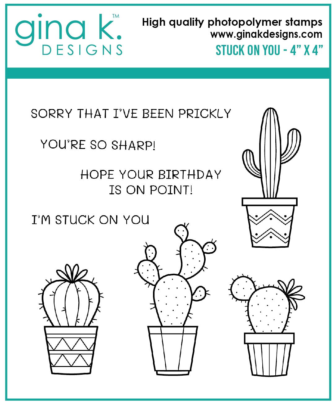 Gina K Designs *STAMPS- Stuck on You