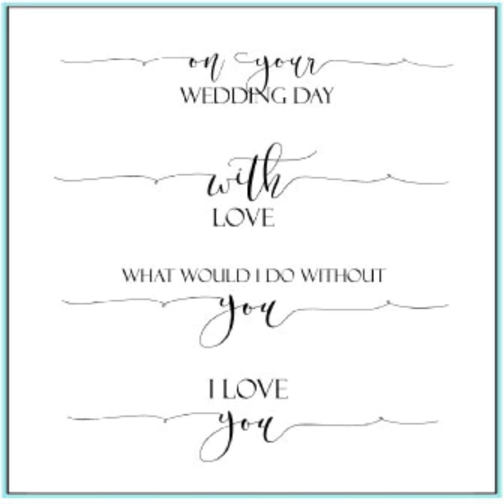 Gina K Designs STAMPS- Scripty Love MINI