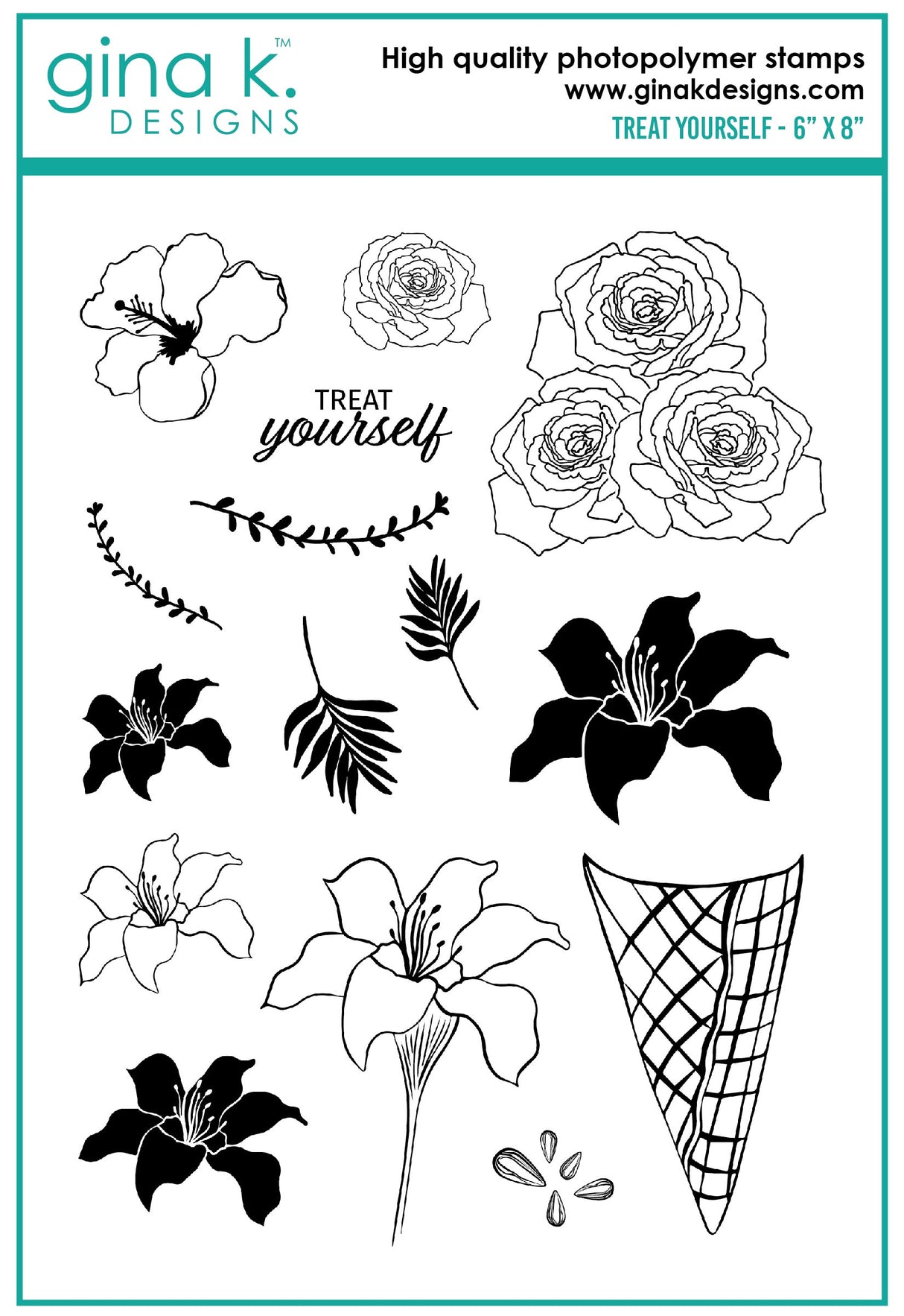 Gina K. Design STAMPS- Treat Yourself