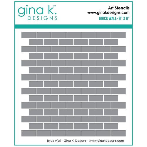 Gina K Designs STENCILS- Brick wall