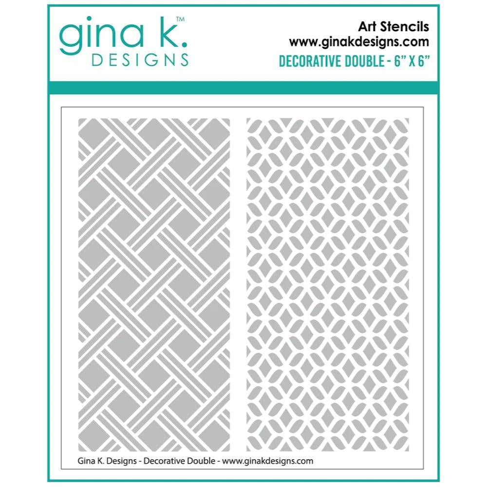 Gina K Designs *STENCIL- Decorative Double