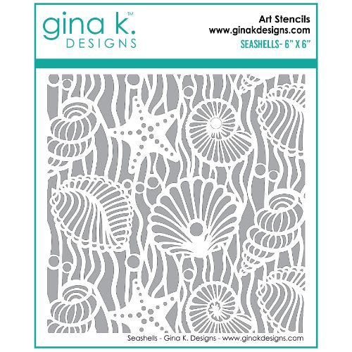 Gina K Designs STENCILS- Seashells