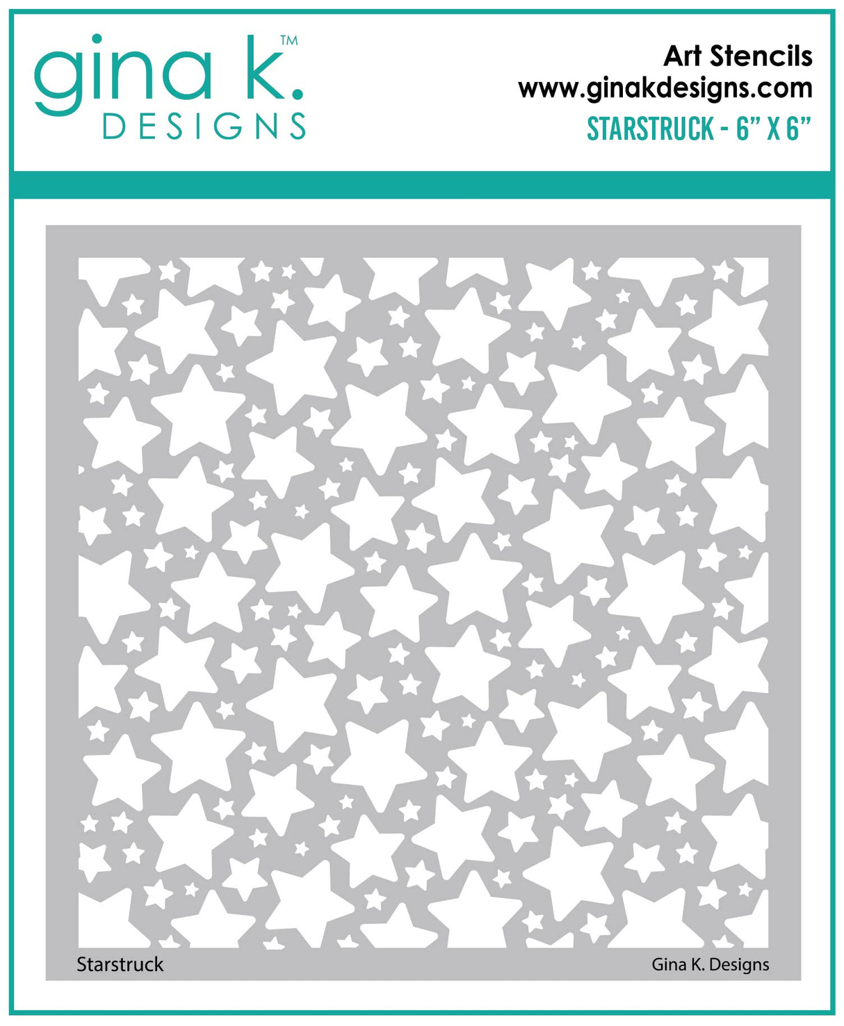 Gina K Designs STENCIL- Star Struck