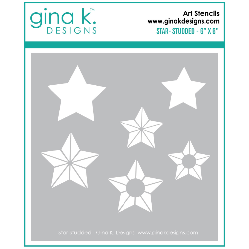 Gina K Designs STENCIL- Star-Studded