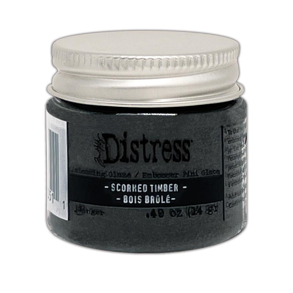 Tim Holtz Distress Embossing Glaze Scorched Timber Jan 2024
