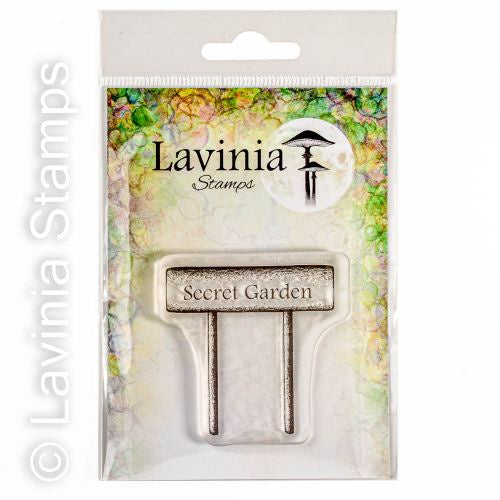 Lavinia Stamps Secret Garden Sign LAV746