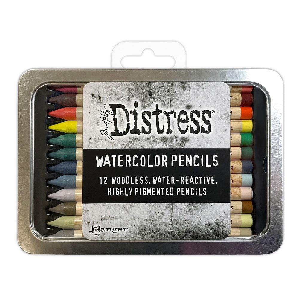 Tim Holtz Distress Watercolor Pencil 12/Pkg SET 5