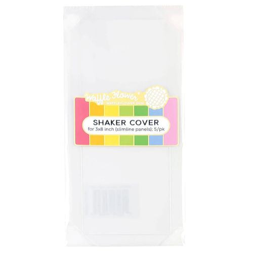 Waffle Flower Crafts Shaker Cover - 3"x8" Flat Slimline - 5/pk