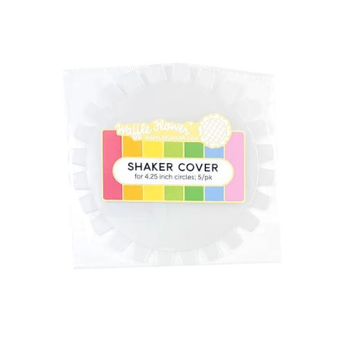 Waffle Flower Crafts Shaker Cover - 4.25" Flat Circle - 5/pk