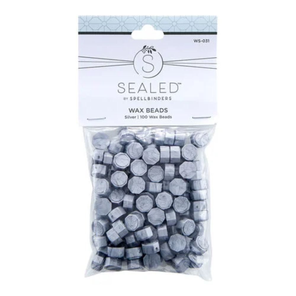 Spellbinders Silver Wax Beads (100pcs) (WS-031)