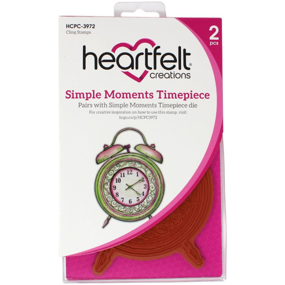 Heartfelt Creation Simple Moments Timepiece Cling Stamp Set HCPC-3972