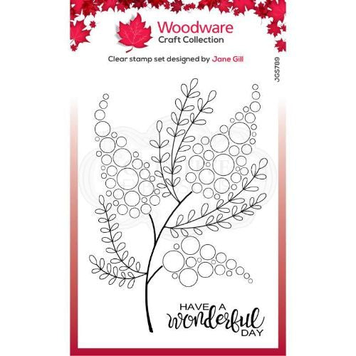 Woodware Clear Singles Bubble Bloom Millie 4 in x 6