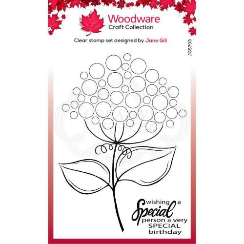 Woodware Clear Singles Bubble Bloom Suzie 4 in x 6