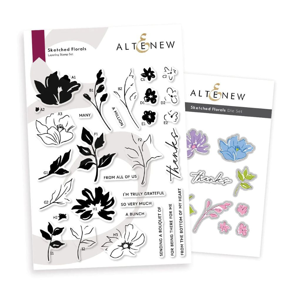 Altenew Sketched Florals - Complete Bundle