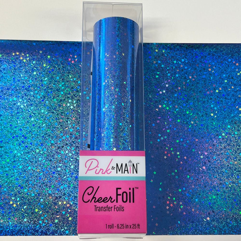 Pink & Main Sparkle Blue CheerFoil®